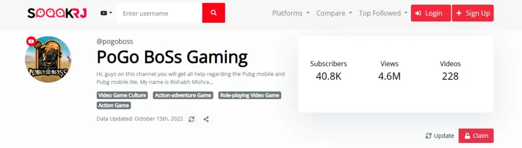 Pogo boss Gaming _ Rishabh Mishra